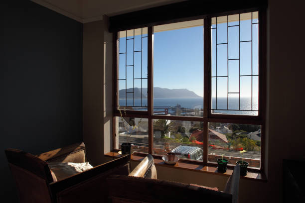 istock window overlooking False Bay, Simon's Town, Cape Town, South Africa 1452639319