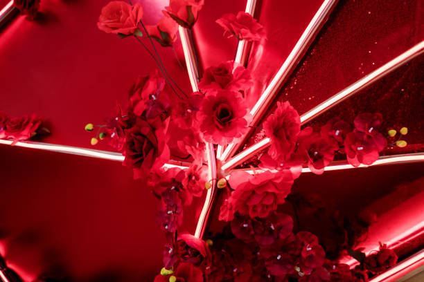 istock Floral decoration lamp 1452641823