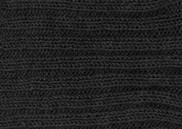 istock Organic knitting material with detail weave threads. 1452644139