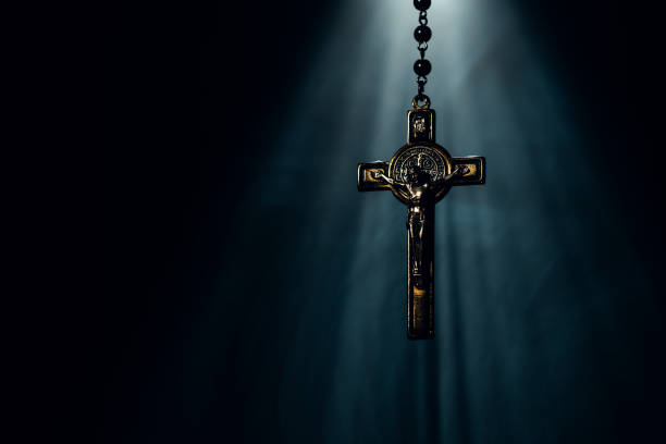 Crucifix stock photo