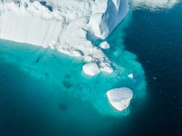 istock icebergs, texture and colors from aerial view 1452655437