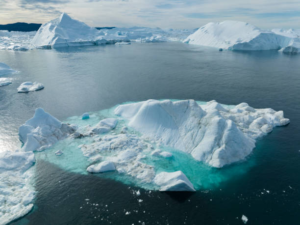 istock icebergs, texture and colors from aerial view 1452655487