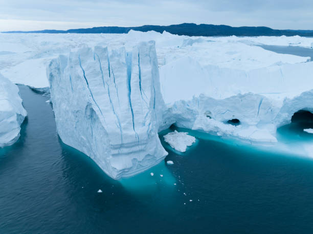 istock icebergs, texture and colors from aerial view 1452655600