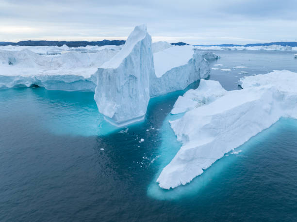 istock icebergs, texture and colors from aerial view 1452655626