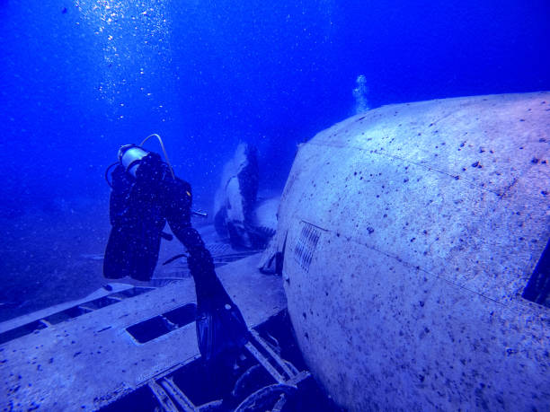 istock Diving in Aqaba on a C130 airplane wreck 1452656891