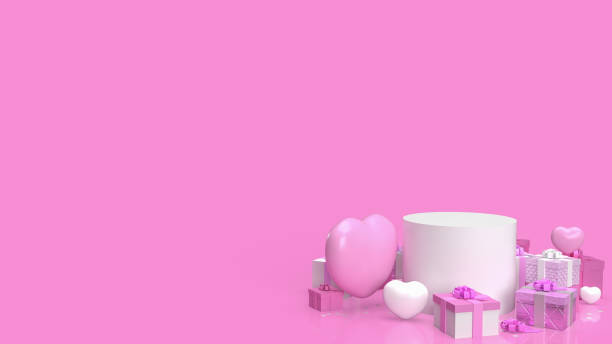 istock gift box and heart for valentine concept 3d rendering 1452657271