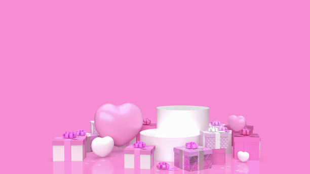 istock gift box and heart for valentine concept 3d rendering 1452657317