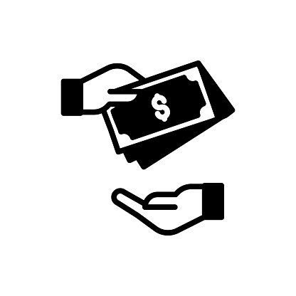 Cash Payment icon in vector. Logotype