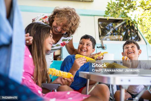 Grandmas Favorite Stock Photo - Download Image Now - Family, Motor Home, Camper Trailer