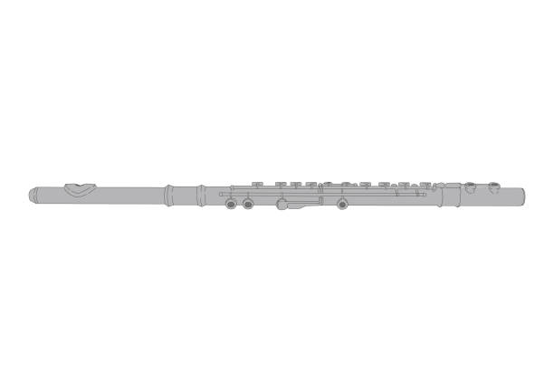 istock Simple and realistic realistic illustration of a flute. 1452688491