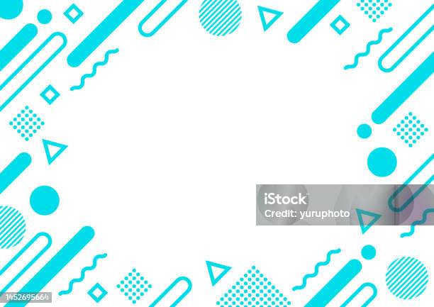 Blue Pattern Frame Light Blue Pattern Frame Background Stock Illustration - Download Image ...