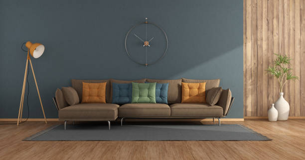 istock Modern Living room with colorful sofa 1452695999