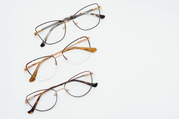 istock Glasses white background with a macro lens. 1452696159