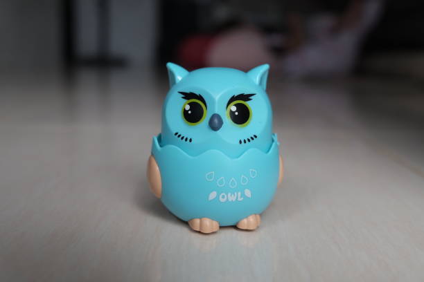 Cute and funny blue owl toy
