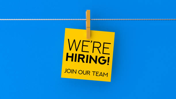 We're Hiring Join Our Team stock photo