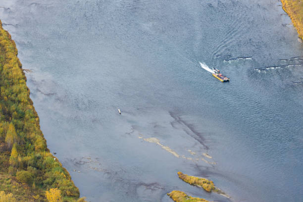 istock Raft in the middle of the river 1452705059