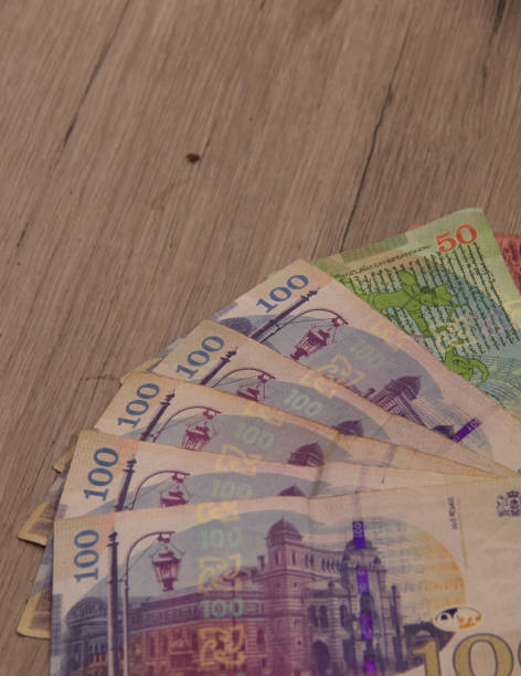 istock Banknotes of Georgia 1452705117