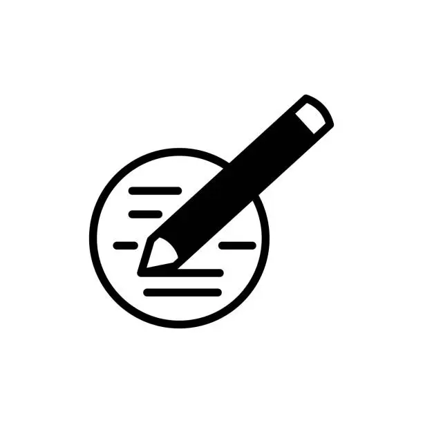 Vector illustration of Edit icon in vector. Logotype