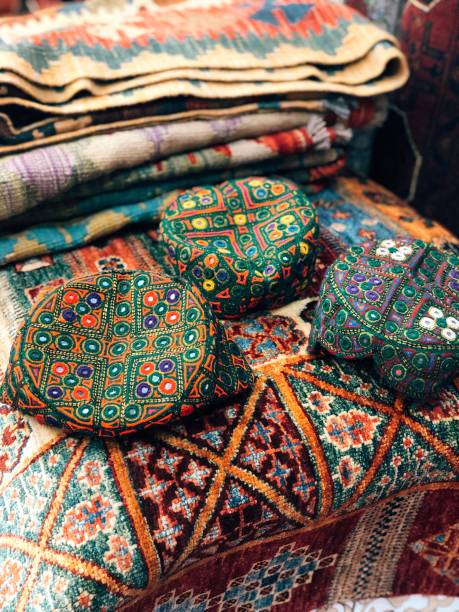 istock Vintage Kilim rugs and Turkish handicraft 1452712739