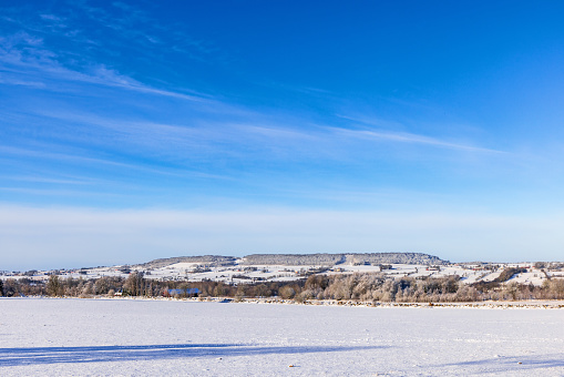 A photo of winter landscape in Danmak