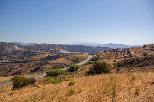 A bridge in Paramount Ranch near Los Angeles, California