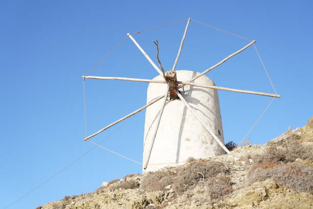 Remote Traditional Mountain Village Of Olympos, Karpathos