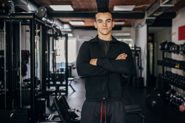 istock Young man in gym 1452725715