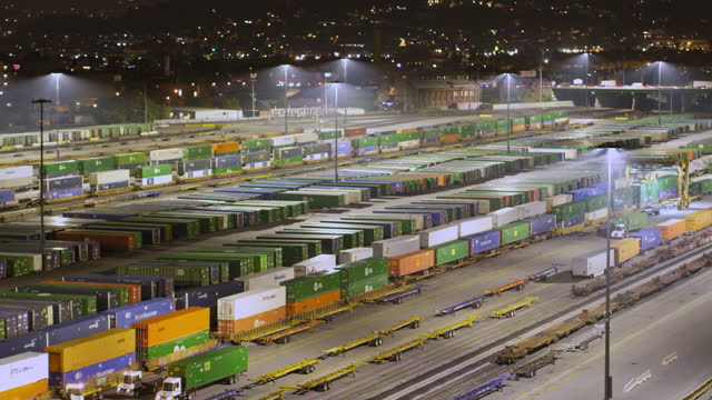 Rail Yard Near Downtown Los Angeles, CA