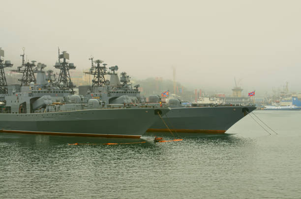 istock Russian Guided Missile Destroyers 1452728181