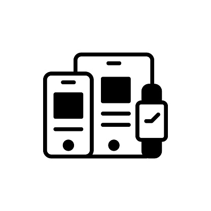 Gadgets icon in vector. Logotype