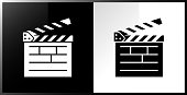 istock Cinema clapperboard icon. 1452737632