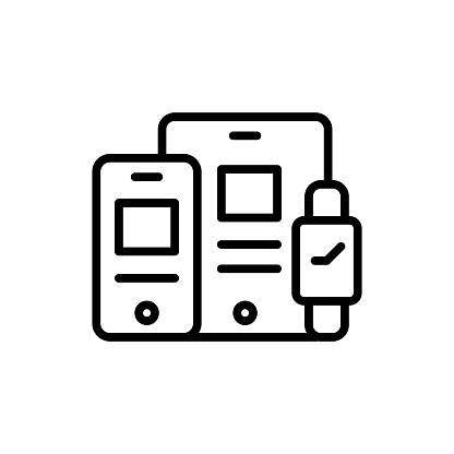 Gadgets icon in vector. Logotype