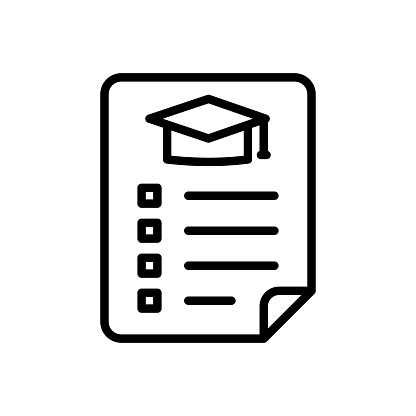 Study Programme icon in vector. Logotype