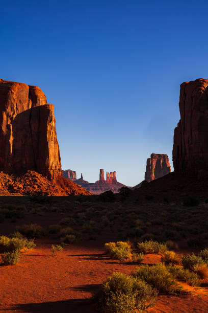 istock Golden Hour at the Monument Valley 1452746423
