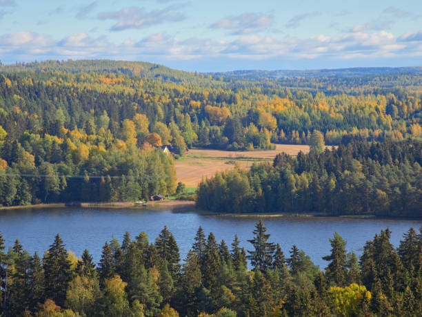 istock Panorama from Aulanko lookout tower. 1452754707