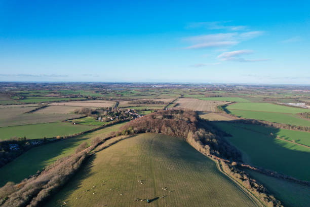 istock High Angle View of British Countryside 1452756007