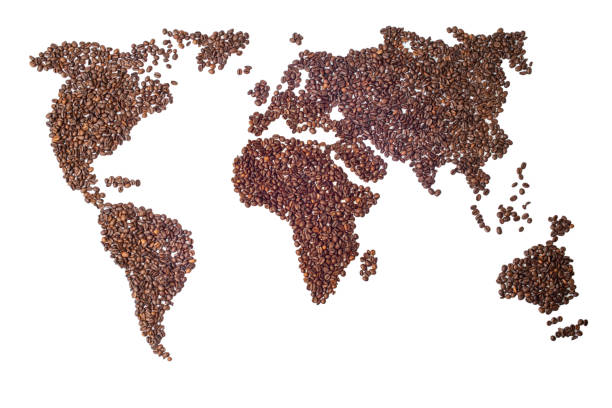 istock World map with continents made from roasted coffee beans 1452760838