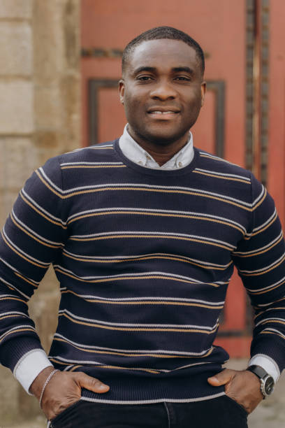 istock A young fashionable black man smiles. 1452764033