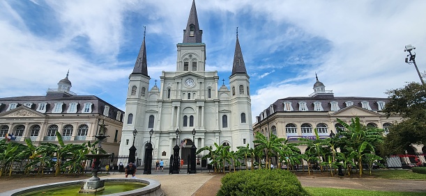 Beautiful portrait of New Orleans St. Louis  cathedral