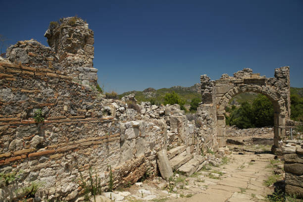 istock Gate in Aspendos Ancient City in Antalya, Turkiye 1452768315