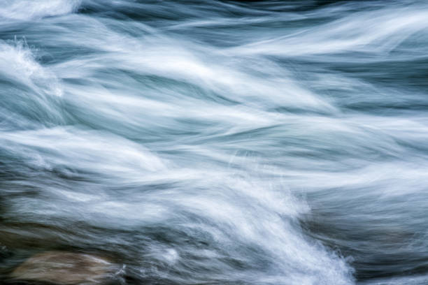 Mountain Stream On Sunny Morning