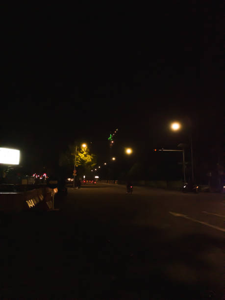 istock Street at Night in Al Akbar Mosque 1452781089