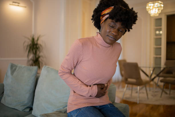 istock Young woman in pain 1452799009