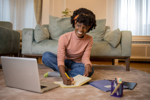 istock Woman working from home 1452799472