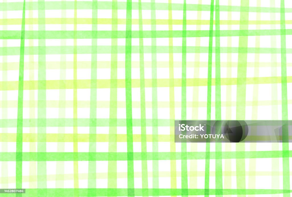 Watercolor Check Pattern Watercolor Check Pattern Background Material Stock Illustration ...