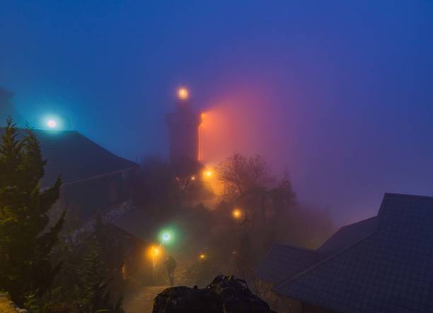 istock Evening in the fog 1452816871