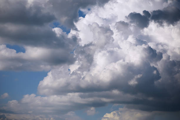 istock The sky is blue with clouds, beautiful by nature. 1452831274