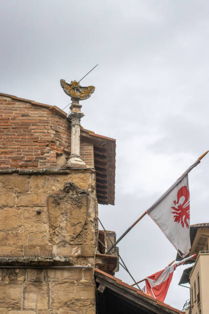 Architectural Feature on what might be a commercial building at Florence in Tuscany, Italy