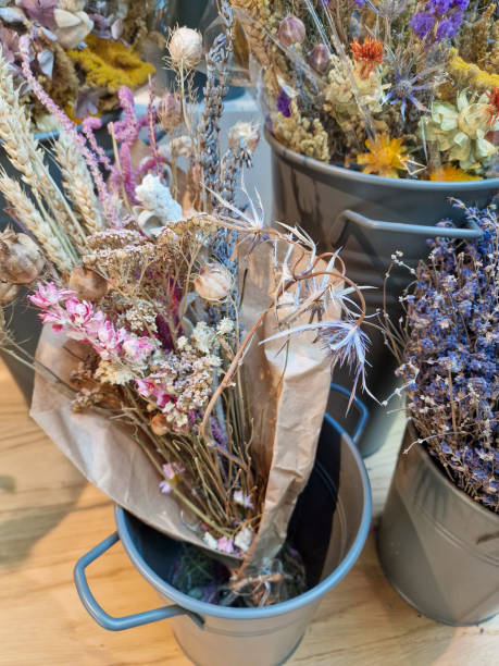 istock Close up of dried flowers 1452834482