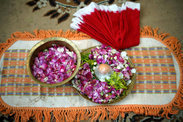 Flower Petals in Wedding Tradition in Indonesia